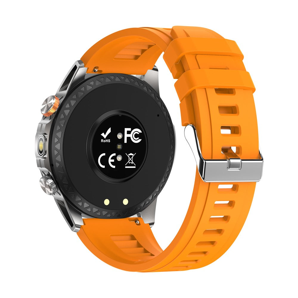 YK16 Smart Watch 100+ Sports Modes 1.7 Inch IPS Screen Health Monitoring Outdoor Wristwatch Built-in Flashlight