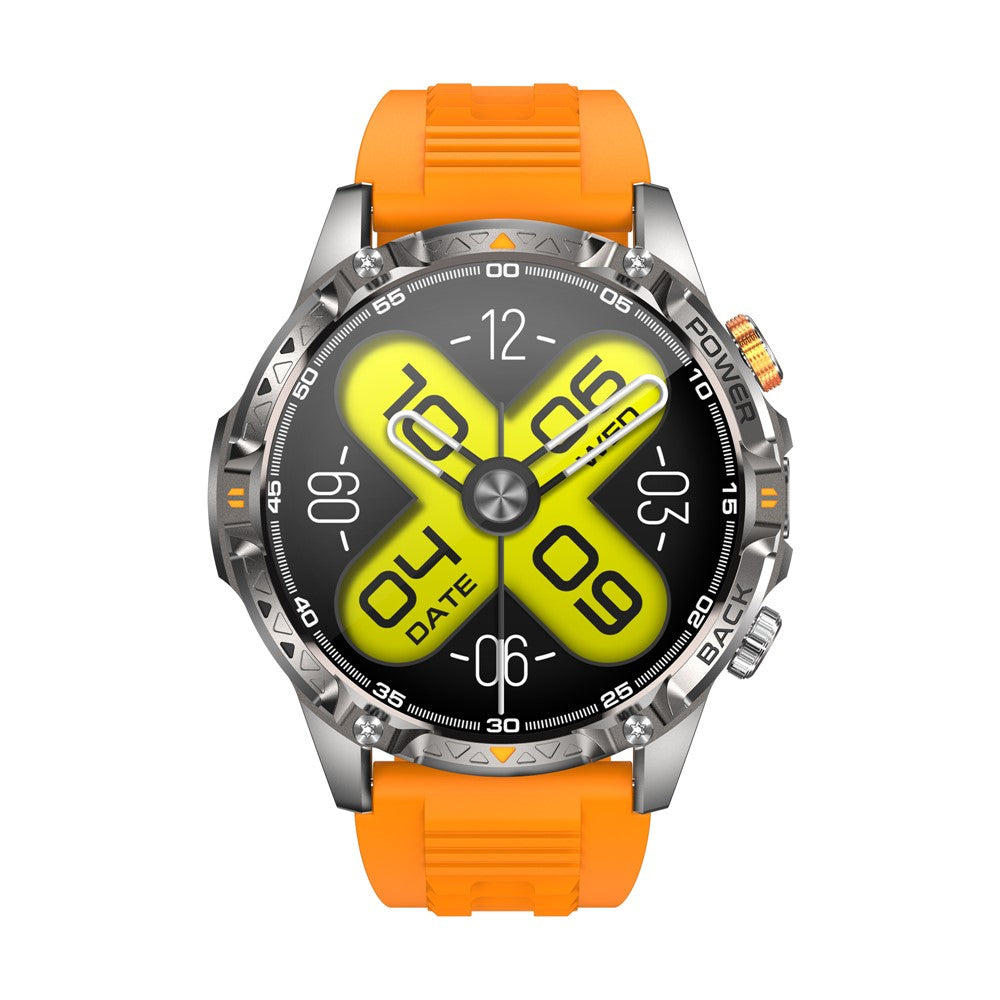 YK16 Smart Watch 100+ Sports Modes 1.7 Inch IPS Screen Health Monitoring Outdoor Wristwatch Built-in Flashlight