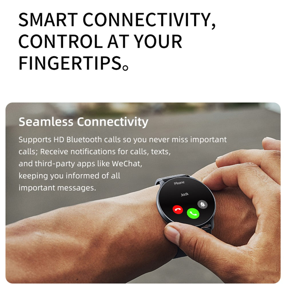 U23 100+ Sports Modes Health Monitoring Bluetooth-compatible Call 1.32 Inch AMOLED HD Screen Smart Watch