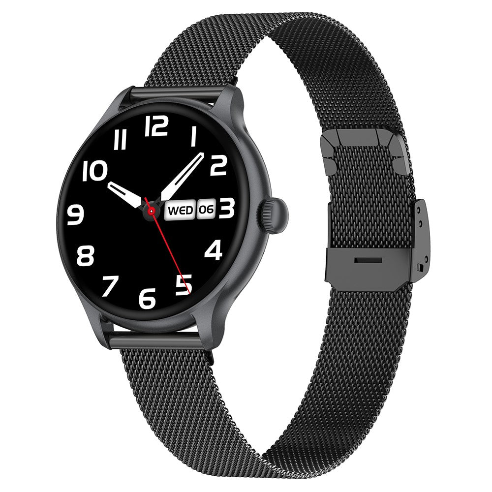 L05 Women Smart Watch 1.19" AMOLED Screen Bluetooth-compatible Call Music Heart Rate Health Monitor
