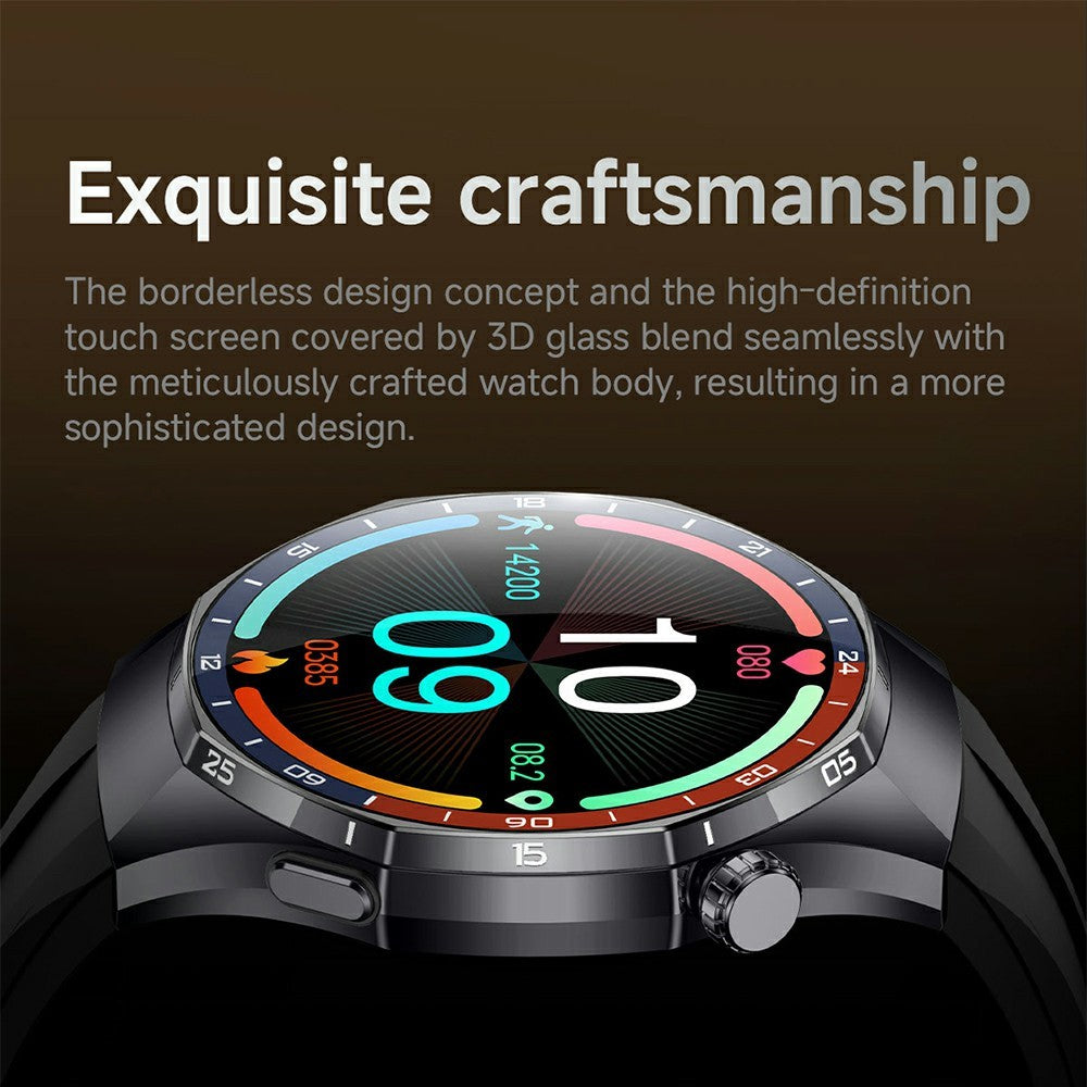 Y108 1.32 Inch AMOLED Screen Smart Watch IP68 Waterproof ECG Heart Rate Blood Oxygen Bluetooth Call Health Monitor