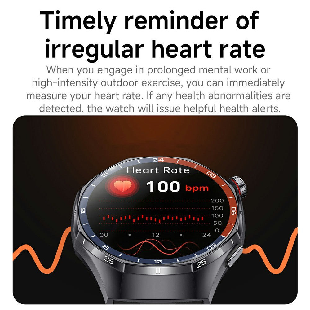 Y108 1.32 Inch AMOLED Screen Smart Watch IP68 Waterproof ECG Heart Rate Blood Oxygen Bluetooth Call Health Monitor
