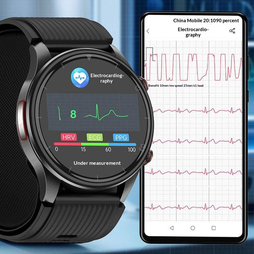 P700 Smart Watch Air Pump Blood Pressure Monitor ECG Heart Rate Body Temperature Fitness Tracker
