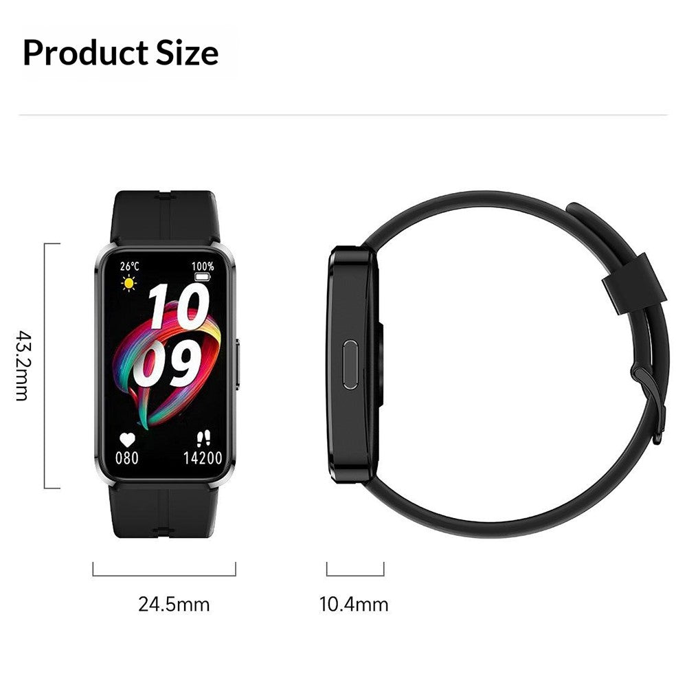 X10 Smart Bracelet Smart Watch Fitness Tracker 1.47 Inch HD Display IP68 Waterproof Heart Rate Blood Oxygen Sleep Monitor for Sports