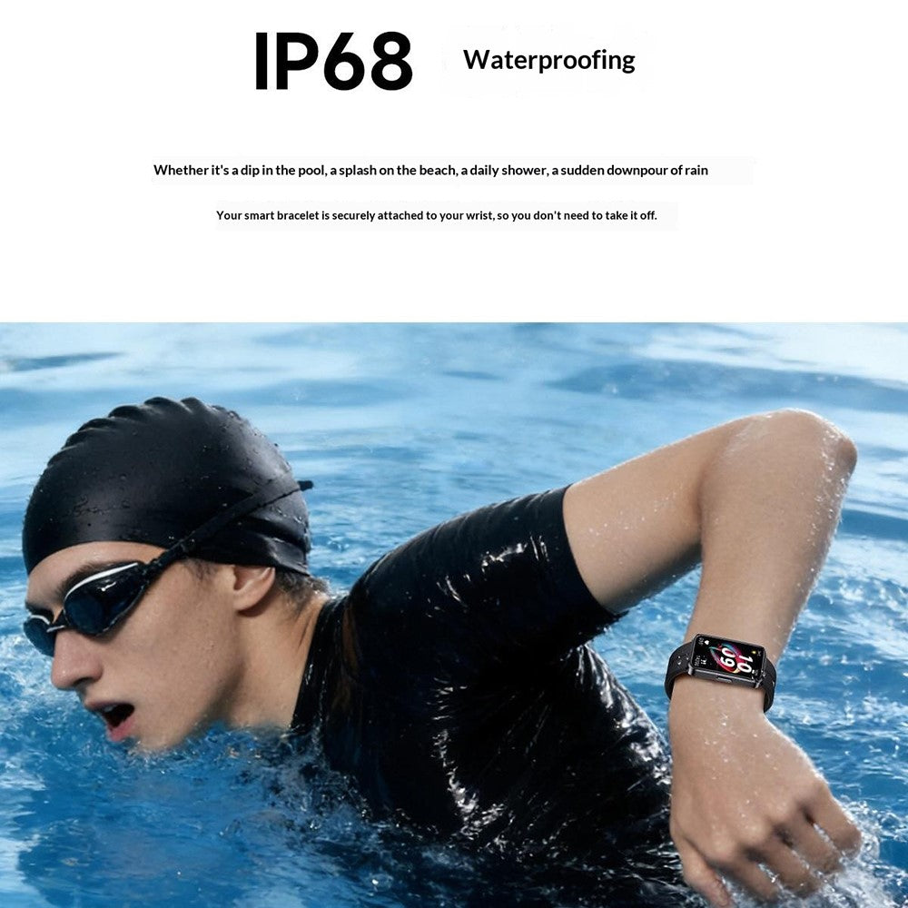X10 Smart Bracelet Smart Watch Fitness Tracker 1.47 Inch HD Display IP68 Waterproof Heart Rate Blood Oxygen Sleep Monitor for Sports