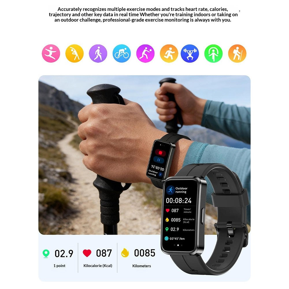 X10 Smart Bracelet Smart Watch Fitness Tracker 1.47 Inch HD Display IP68 Waterproof Heart Rate Blood Oxygen Sleep Monitor for Sports