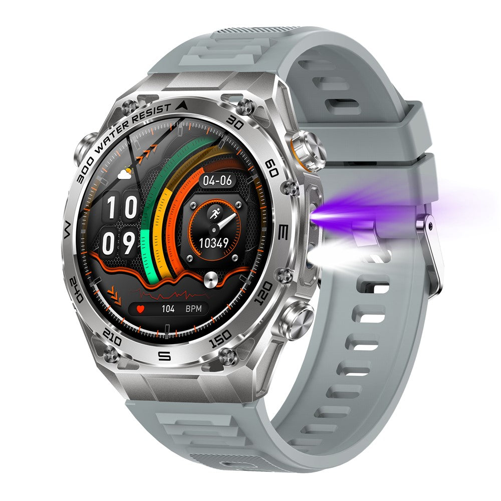 AK105 Silicone Strap Smart Watch Bluetooth-compatible Call Heart Rate Blood Pressure Sleep 1.53 Inch IP68 Sports Fitness Tracker