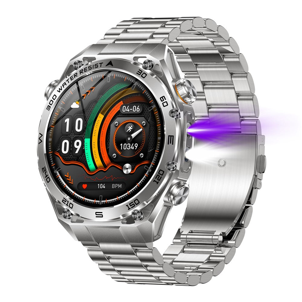 ak105-steel-strap-smart-watch-bluetooth-compatible-call-heart-rate-blood-pressure-sleep-1-53-inch-ip68-sports-fitness-tracker