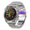 AK105 Steel Strap Smart Watch Bluetooth-compatible Call Heart Rate Blood Pressure Sleep 1.53 Inch IP68 Sports Fitness Tracker