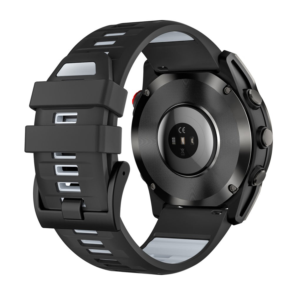 F8 Pro Outdoor Smart Watch 1.43 Inch AMOLED 530mAh 5ATM Waterproof LED Flashlight Health Monitor for Sports
