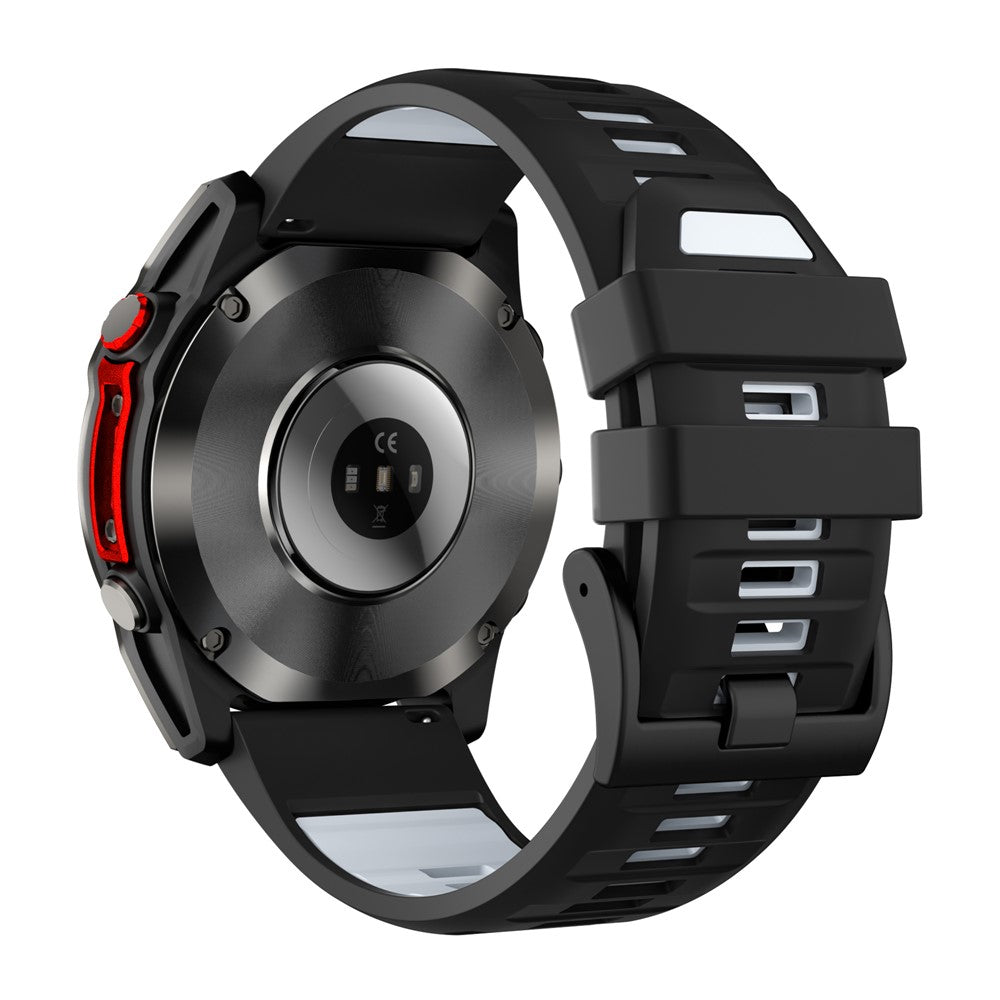 F8 Pro Outdoor Smart Watch 1.43 Inch AMOLED 530mAh 5ATM Waterproof LED Flashlight Health Monitor for Sports