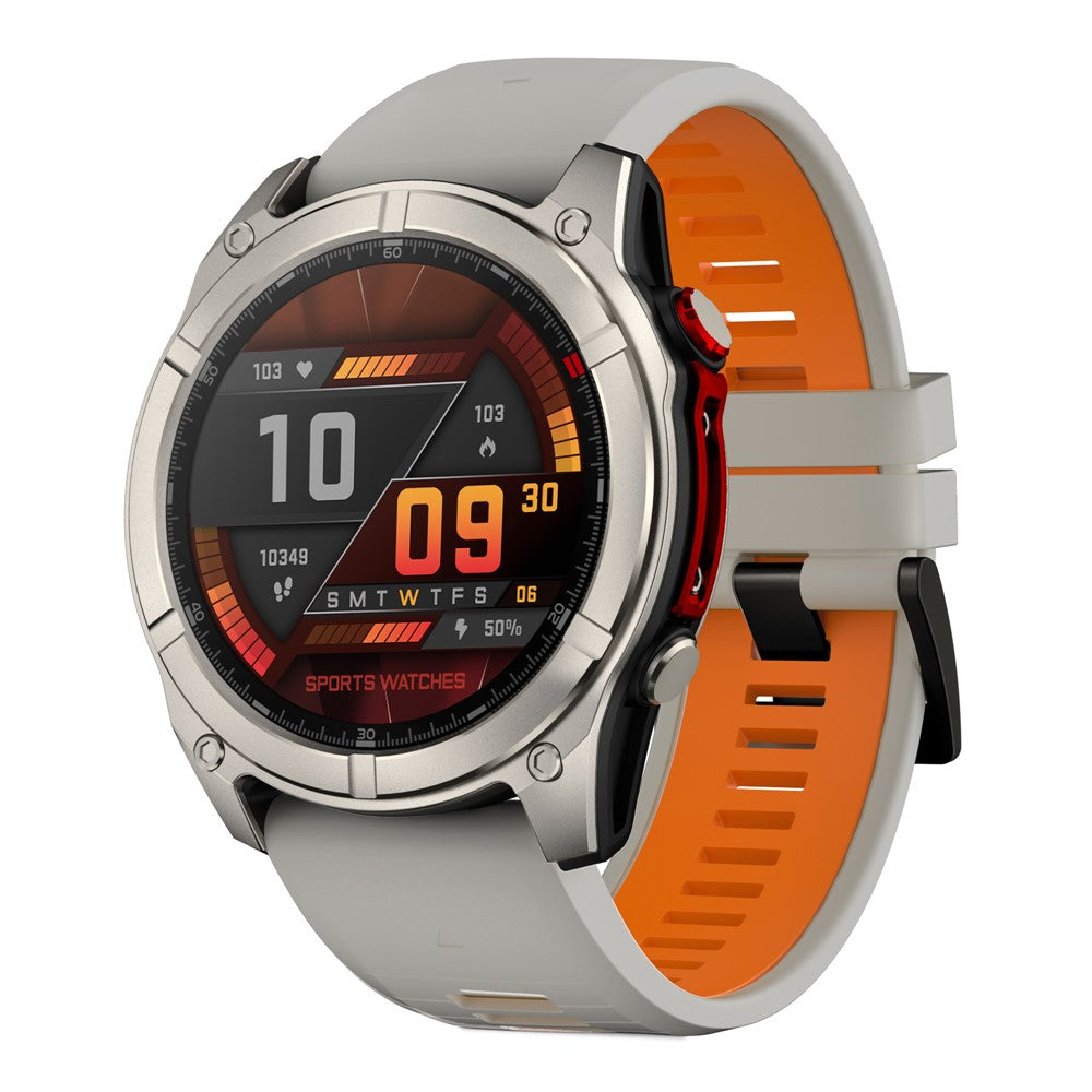 F8 Pro Outdoor Smart Watch 1.43 Inch AMOLED 530mAh 5ATM Waterproof LED Flashlight Health Monitor for Sports