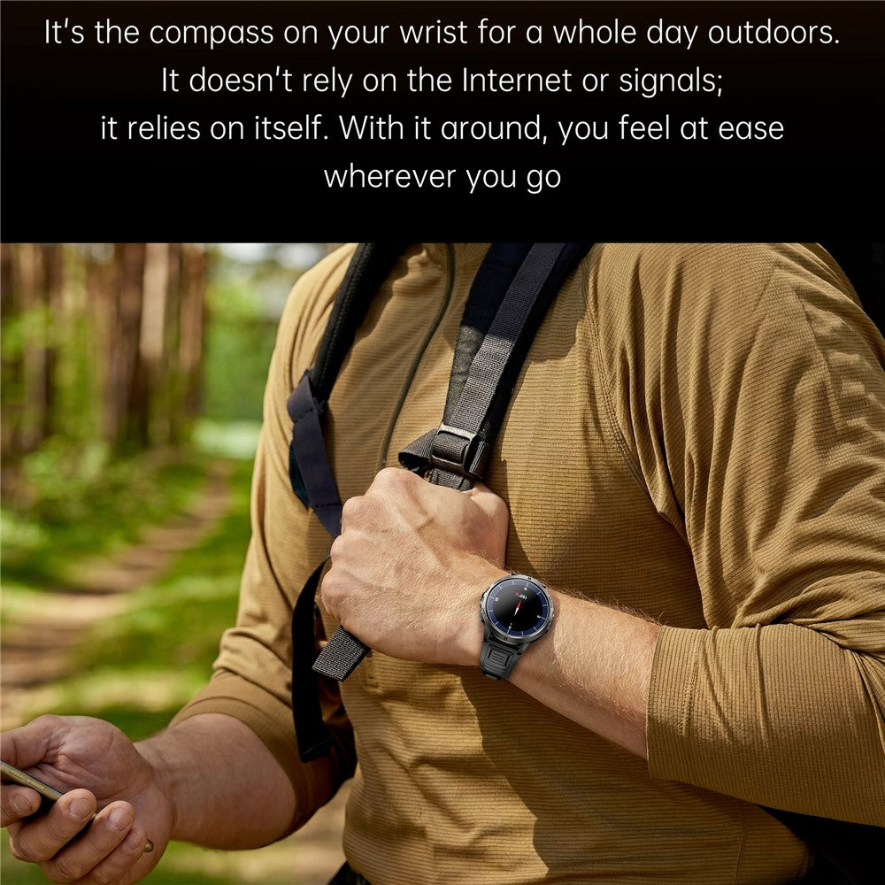 KT92 Smart Watch 1.7 Inch HD Display Bluetooth-compatible Call Encoder LED 1100mAh 3ATM Waterproof Health Monitor