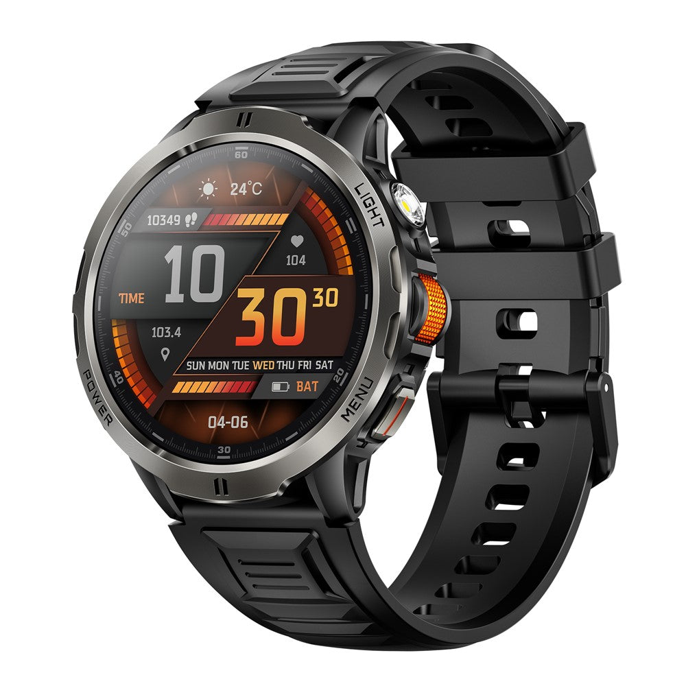KT92 Smart Watch 1.7 Inch HD Display Bluetooth-compatible Call Encoder LED 1100mAh 3ATM Waterproof Health Monitor