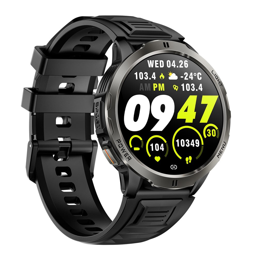 KT92 Smart Watch 1.7 Inch HD Display Bluetooth-compatible Call Encoder LED 1100mAh 3ATM Waterproof Health Monitor
