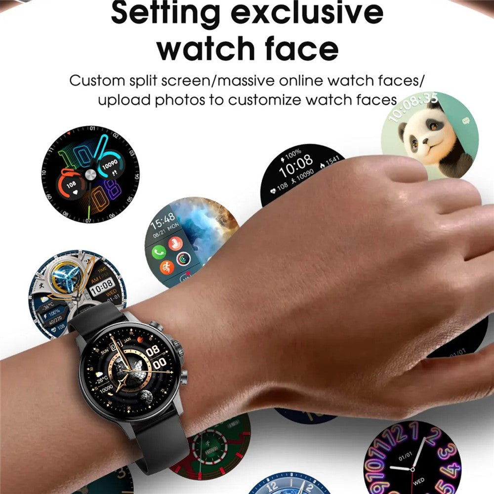 LDNIO SW01 Smart Watch 1.58 Inch AMOLED IP68 Waterproof Bluetooth-compatible Call Heart Rate Blood Oxygen Sleep Health Monitor
