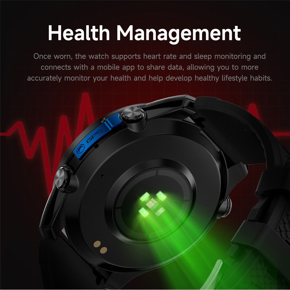 GTH5 1.46 Inch GPS Smart Watch IP68 Waterproof 100+ Sports Modes Bluetooth-compatible Call Wristwatch