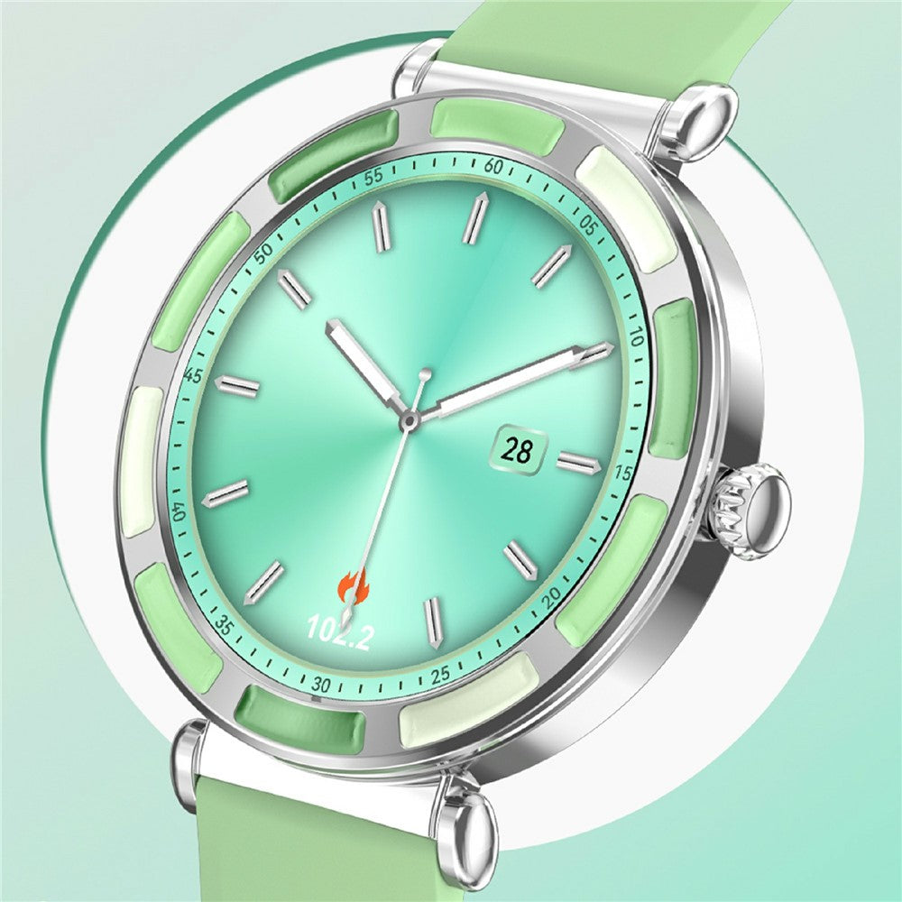 P61 1.27 Inch Screen Bluetooth-compatible Smart Watch for Women Health Monitor IP67 Waterproof Fitness Tracker