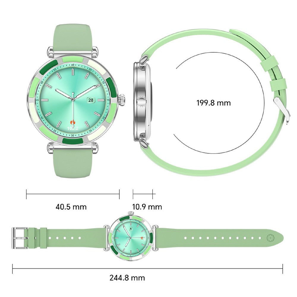 P61 1.27 Inch Screen Bluetooth-compatible Smart Watch for Women Health Monitor IP67 Waterproof Fitness Tracker