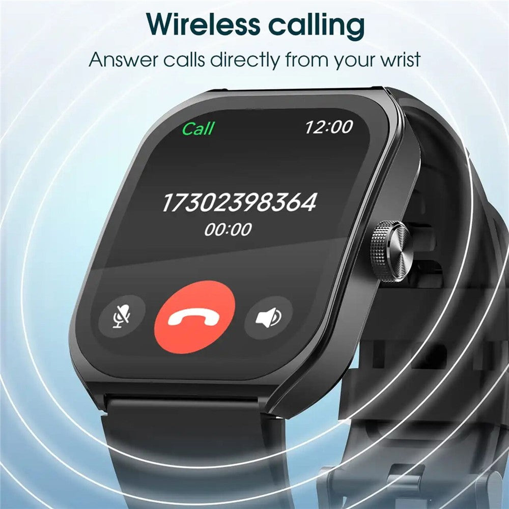 LDNIO SW04 Smart Watch for Sports 1.96 Inch AMOLED HD Screen Heart Rate Blood Oxygen Monitor