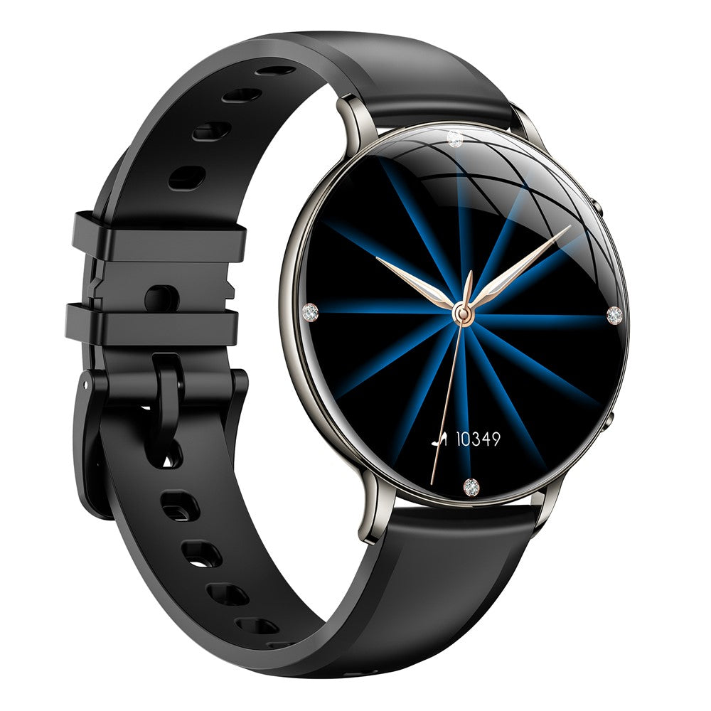 M201 Ultra Thin Women Smart Watch 1.32 Inch AMOLED Screen Heart Rate Monitor IP68 Waterproof for Sports