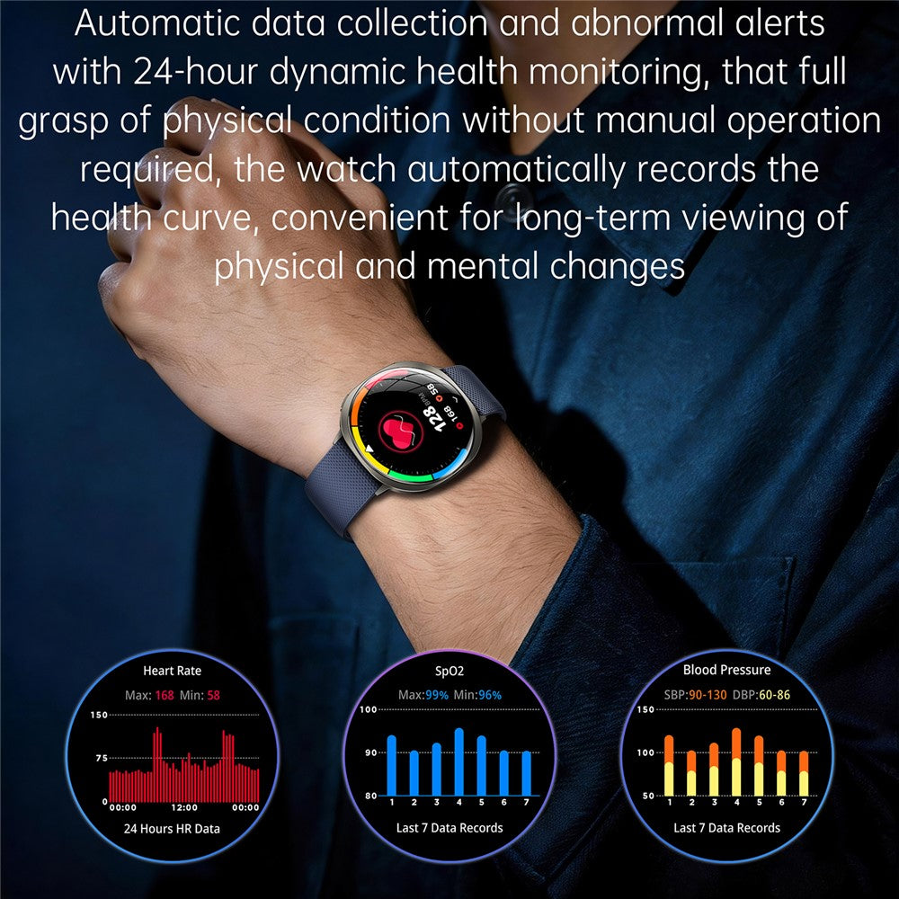 M301 Ultra Thin Smart Watch 1.32 inch AMOLED IP68 Waterproof Bluetooth-compatible Calling Fitness Tracker