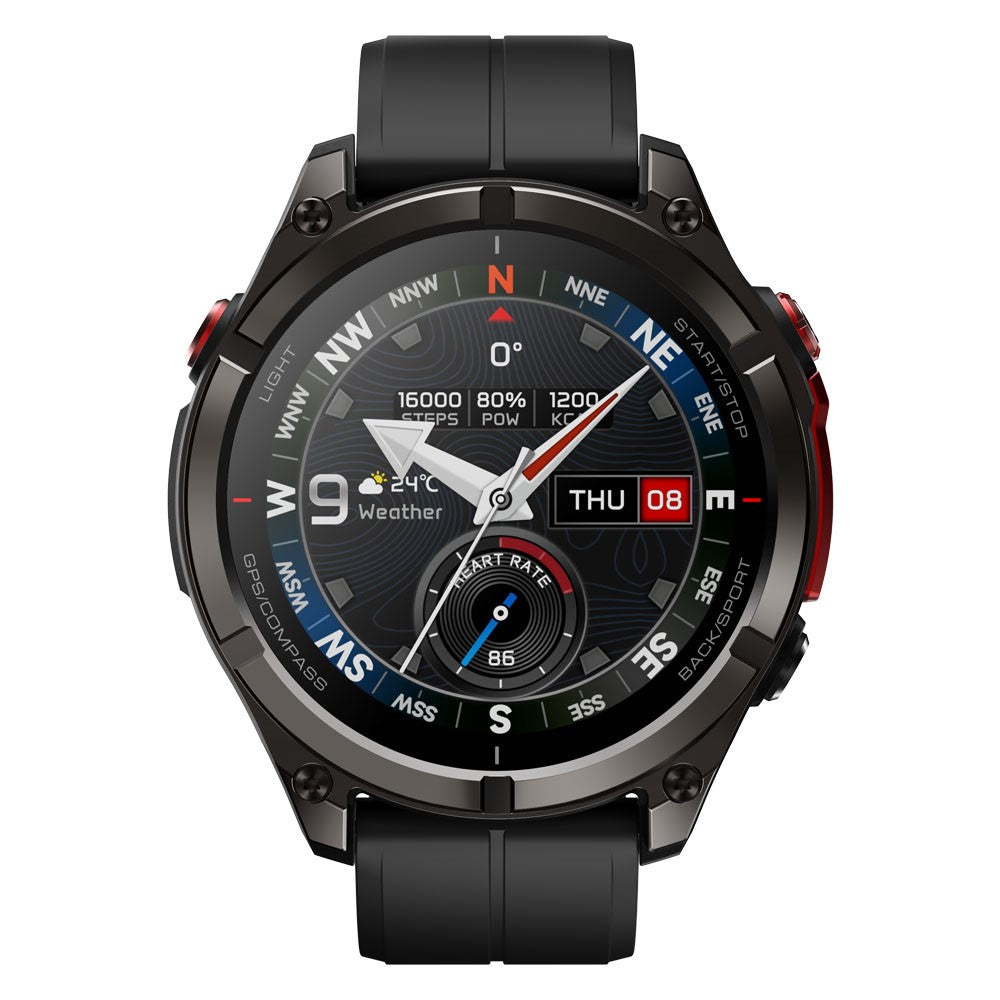 ZEBLAZE Stratos 4 Pro 1.43 inch AMOLED Smartwatch GPS Bluetooth-compatible Calling 5ATM Waterproof
