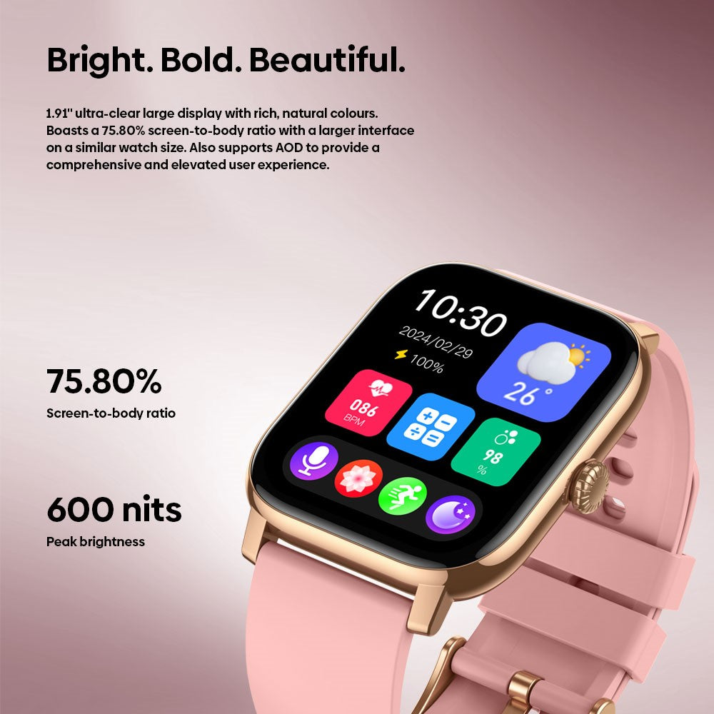 ZEBLAZE Btalk Pro 1.91 inch Smart Watch Bluetooth-compatible Calling Heart Rate SpO2 Fitness Tracker