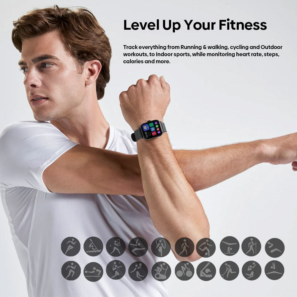 ZEBLAZE Btalk Pro 1.91 inch Smart Watch Bluetooth-compatible Calling Heart Rate SpO2 Fitness Tracker