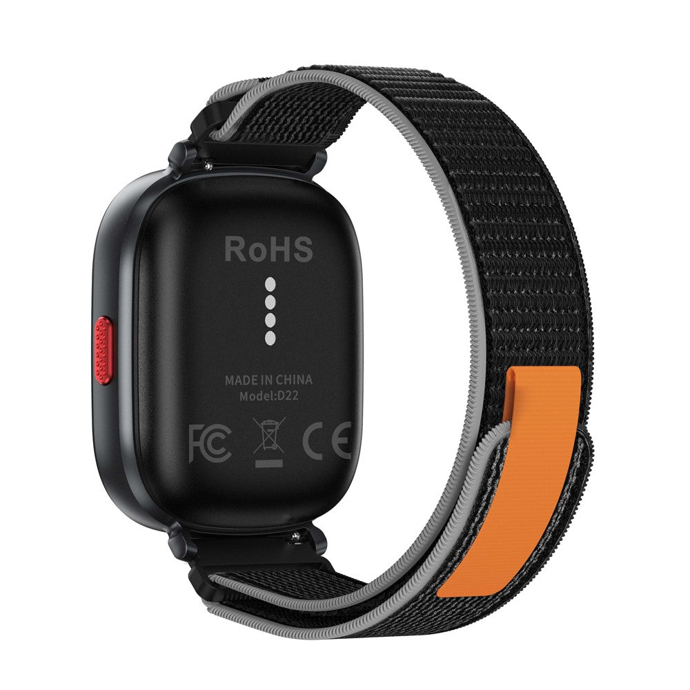 D22 2 in 1 Smart Watch Bluetooth-Compatible Earbuds 1.88 Inch Touch Screen AI Voice Assistant Real-Time Translation, Nylon Strap