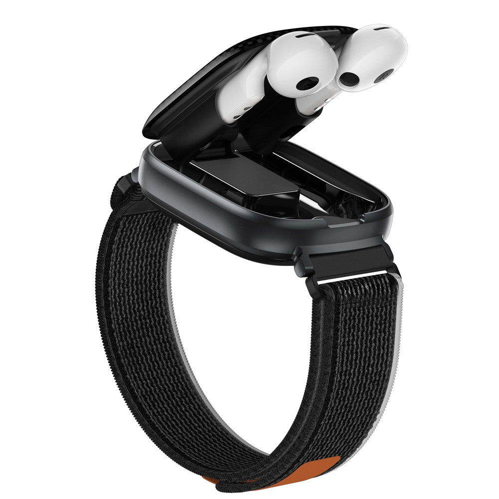 D22 2 in 1 Smart Watch Bluetooth-Compatible Earbuds 1.88 Inch Touch Screen AI Voice Assistant Real-Time Translation, Nylon Strap