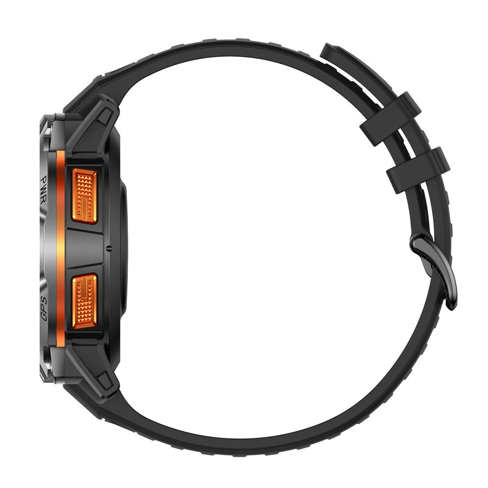 KC108 Smart Outdoor Sports Watch 1.46 inch HD Display GPS Bluetooth-Compatible Calling Heart Rate SpO2 Monitor
