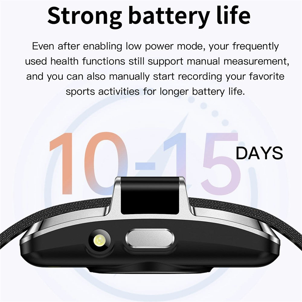 B12 Smart Bracelet Heart Rate Blood Oxygen Sleep Monitor IP68 Waterproof 0.8 Inch LED Display, with Silicone+Canvas Strap