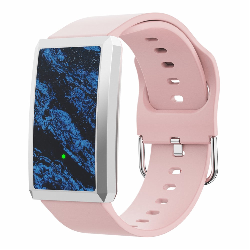 F360 Smart Band Heart Rate HRV Blood Oxygen Sleep Monitoring Women Health Step Counter Sport Wristband, Silicone Strap