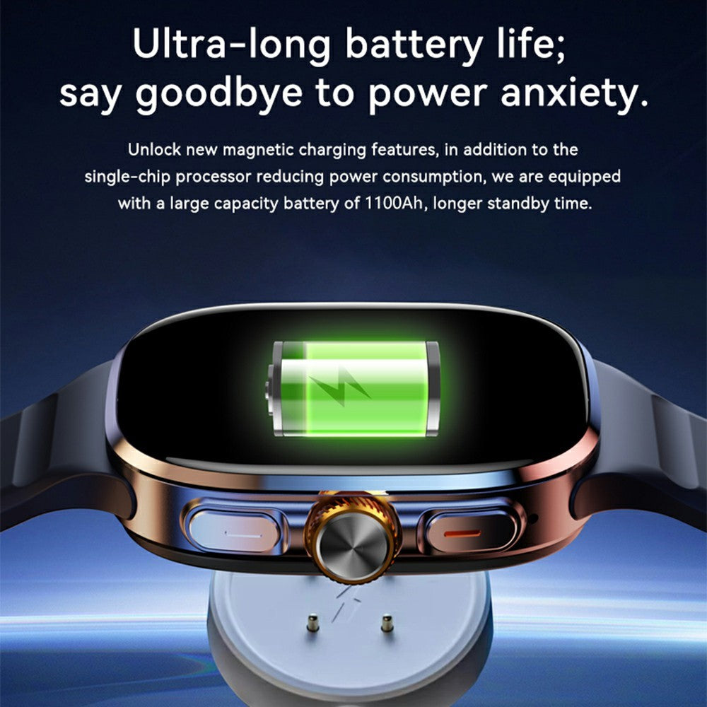 M99 3+32GB Smart Watch 2.16 Inch AMOLED 4G SIM Card NFC GPS IP67 Waterproof Health Monitor