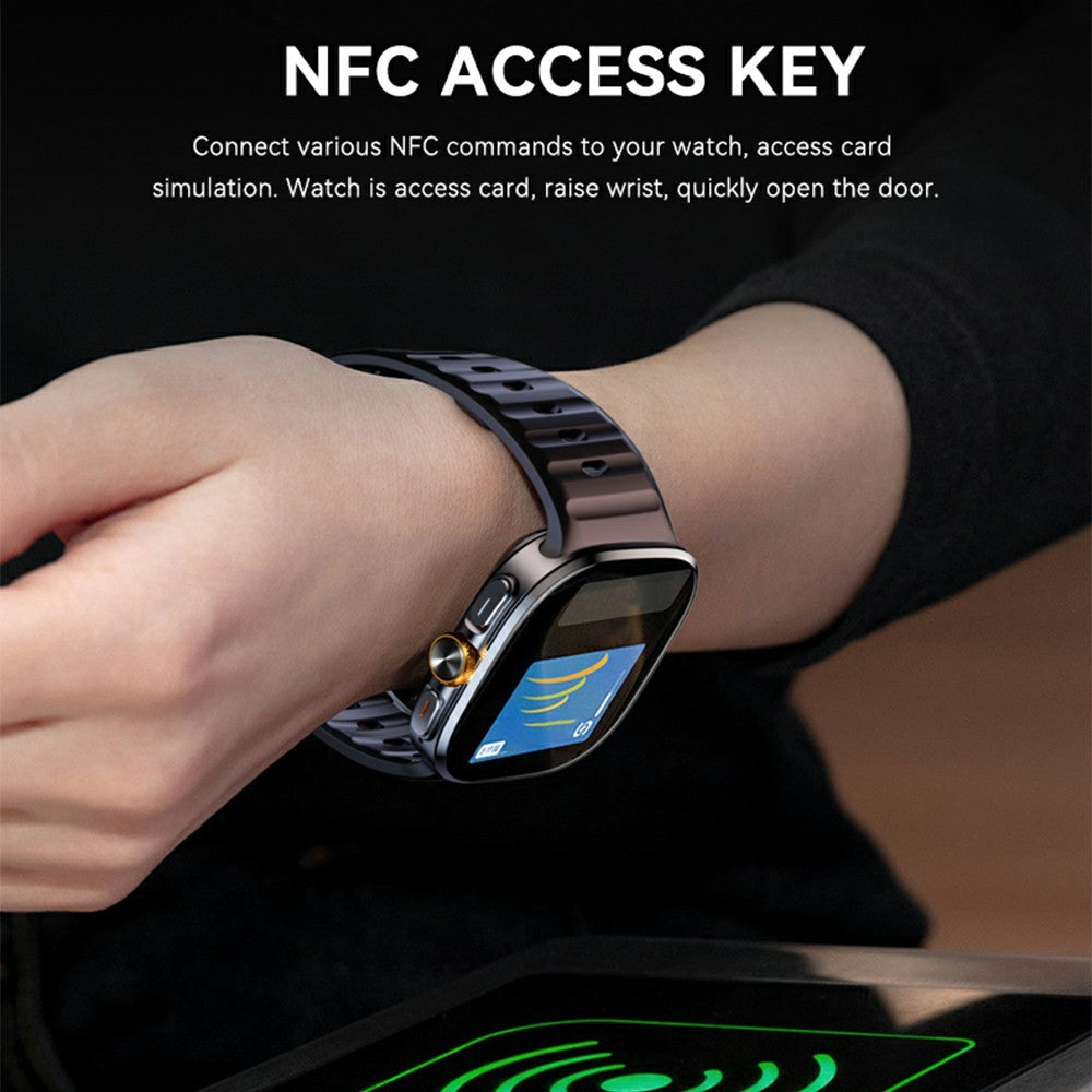 M99 3+32GB Smart Watch 2.16 Inch AMOLED 4G SIM Card NFC GPS IP67 Waterproof Health Monitor