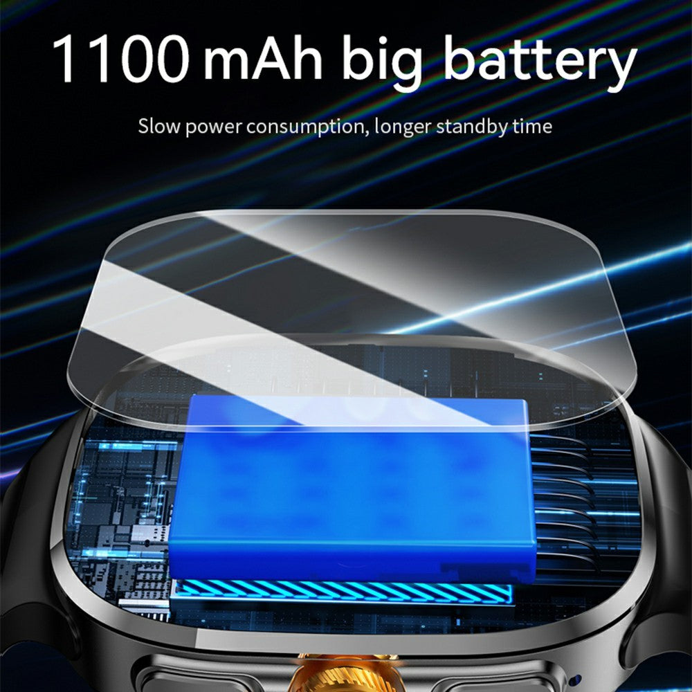 M99 3+32GB Smart Watch 2.16 Inch AMOLED 4G SIM Card NFC GPS IP67 Waterproof Health Monitor
