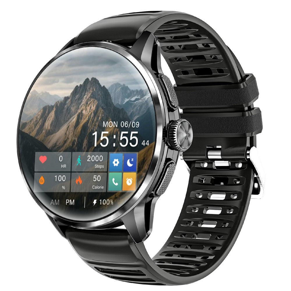 H100 3+32GB Smart Watch 1.8 Inch AMOLED 4G SIM Card Health Monitoring Rotating Camera