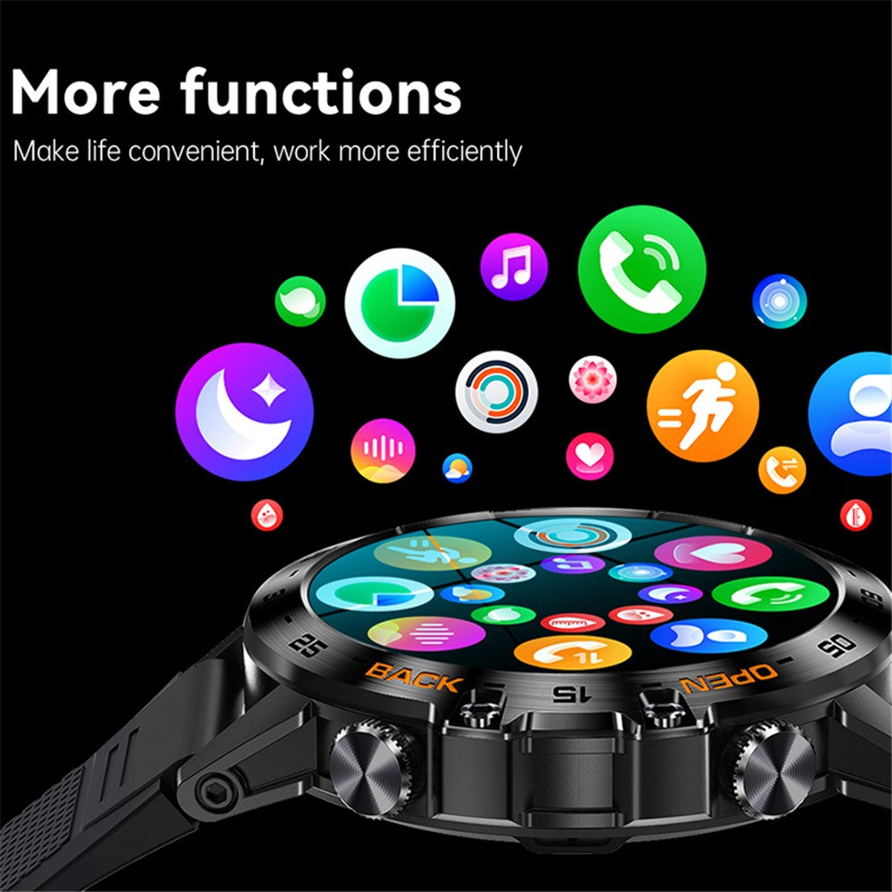 K52 1.39 inch IPS Display Smart Watch Heart Rate Monitor Bluetooth-Compatible Talk Long Standby Sports Bracelet