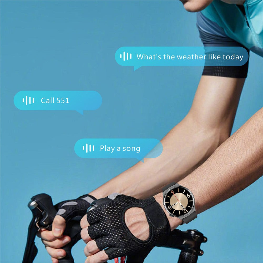 QX10 1.43" AMOLED Display Bluetooth-compatible Calling Health Monitoring Smart Watch