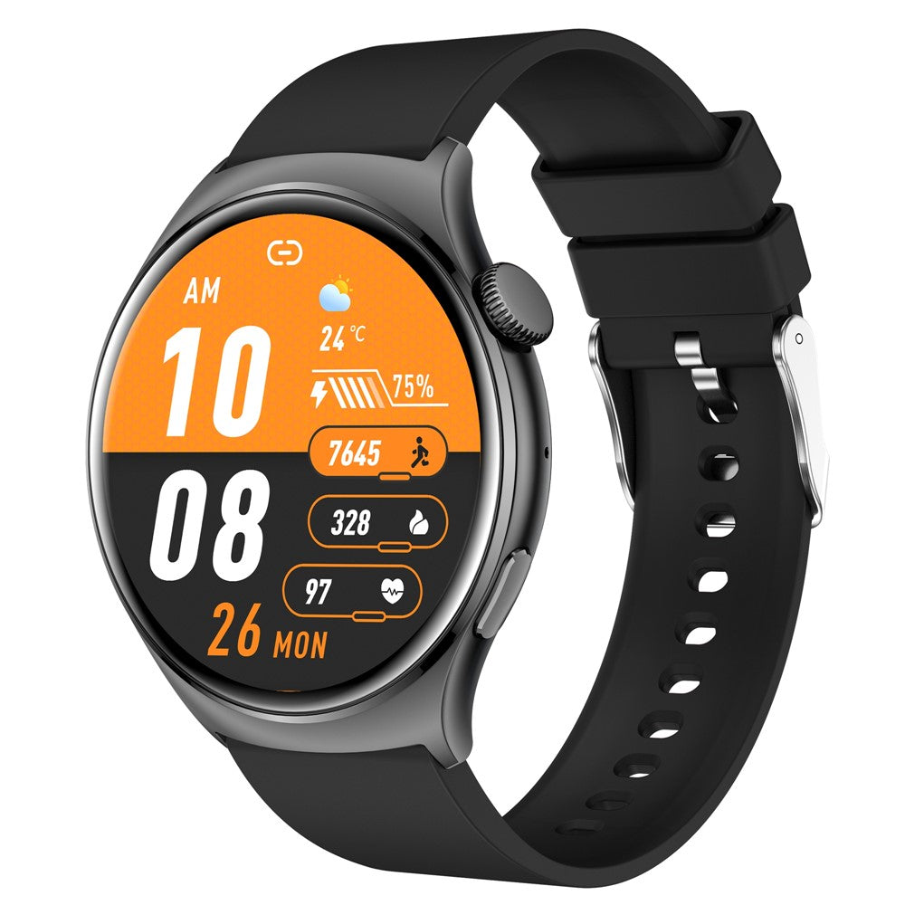 QX10 1,43" AMOLED-skärm Bluetooth-kompatibel smartklocka