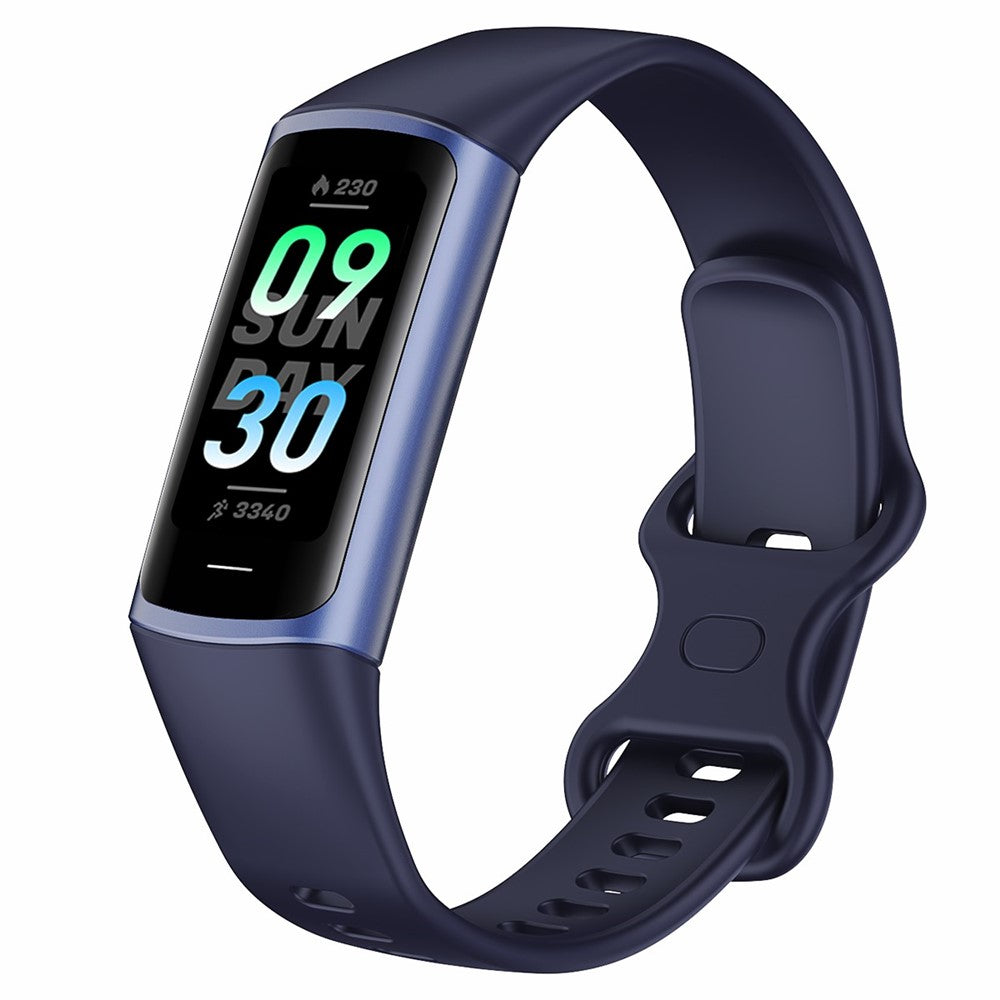 C68 1,1" tunn fitnessarmbandsklocka med pulsmätning och hälsa