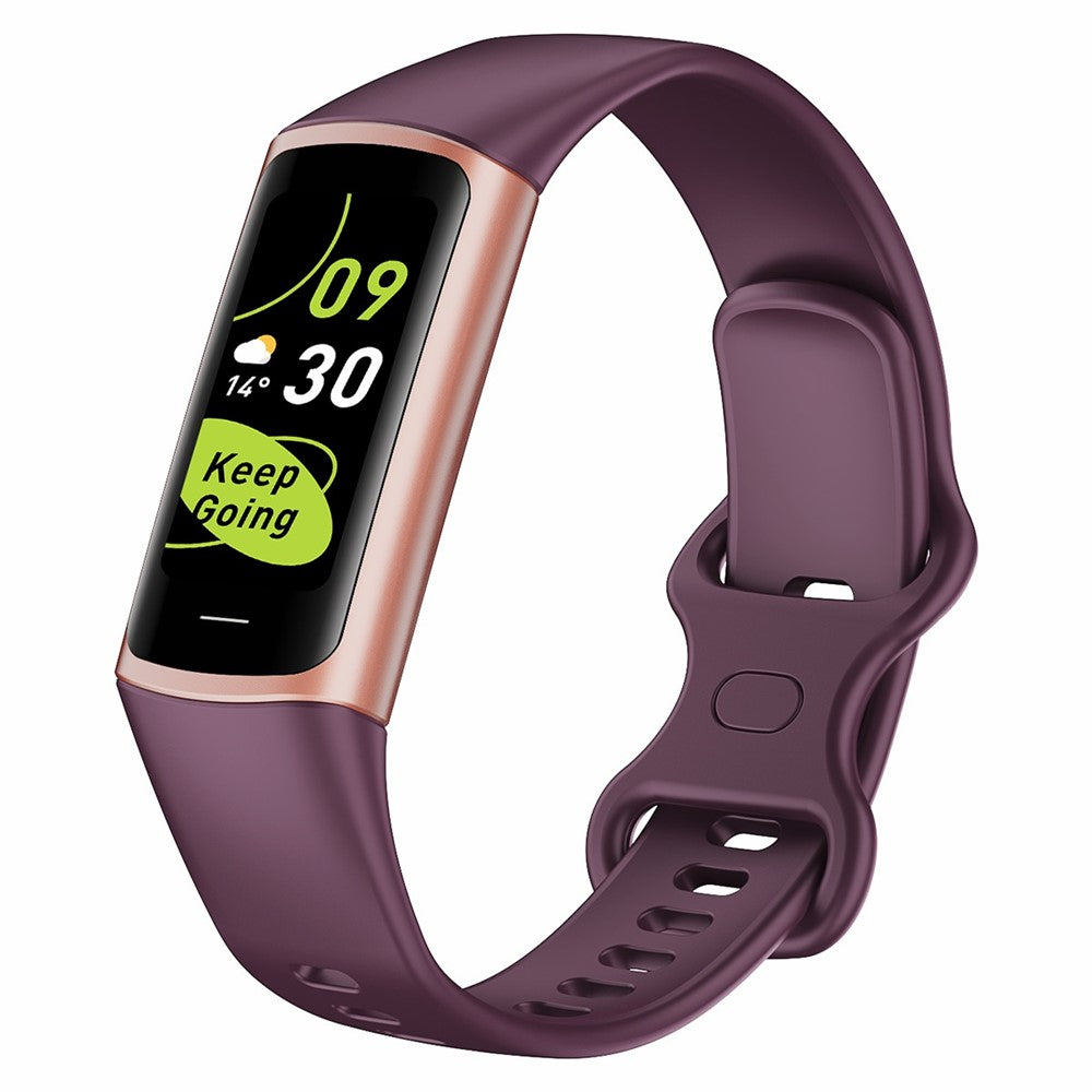 C68 1,1" tunn fitnessarmbandsklocka med pulsmätning och hälsa