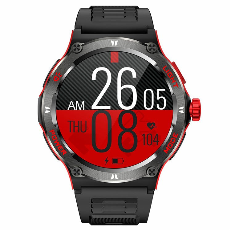KT76 3ATM Waterproof Health Monitor 1.53-inch Bluetooth-compatible Smart Watch with Flashligh