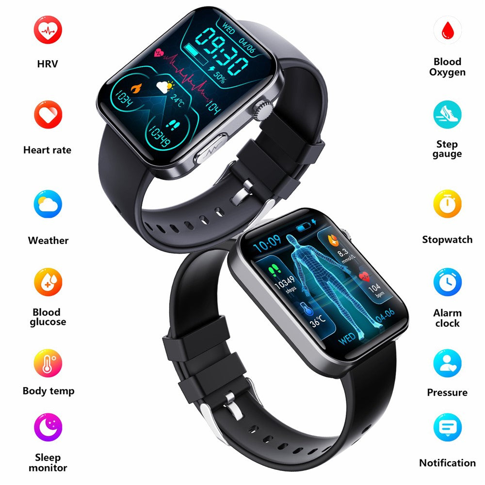 F300 2.10 inch HD Screen Smart Watch Bluetooth-compatible Call Heart Rate Monitor Sport Watch