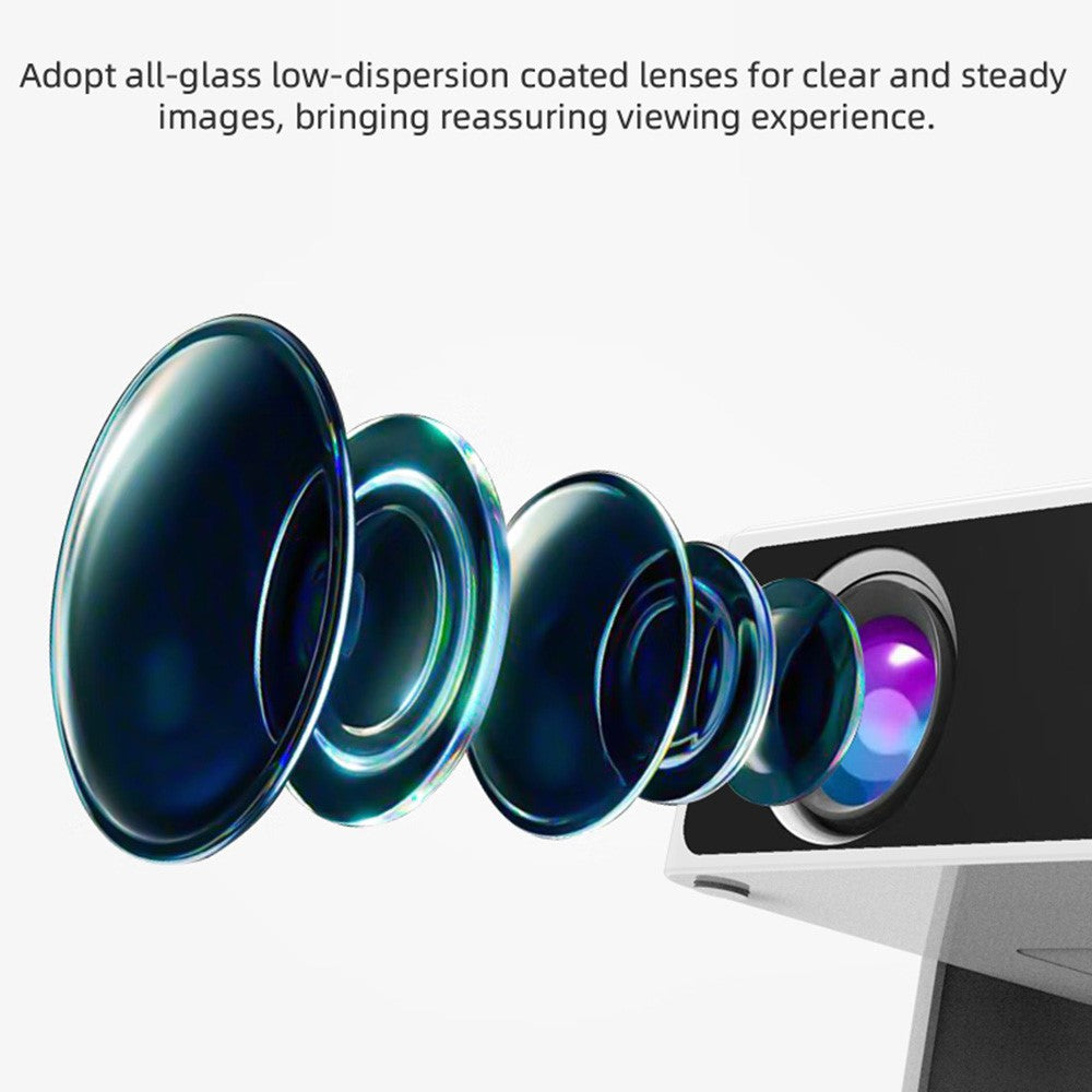 Y8S PRO X3 Smart Projector 720P HD 180 ANSI Mini Portable WiFi Bluetooth-compatible Home Theater System
