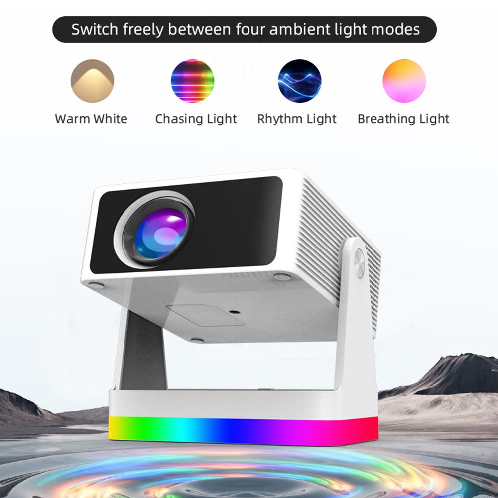 Y8S PRO X3 Smart Projector 720P HD 180 ANSI Mini Portable WiFi Bluetooth-compatible Home Theater System