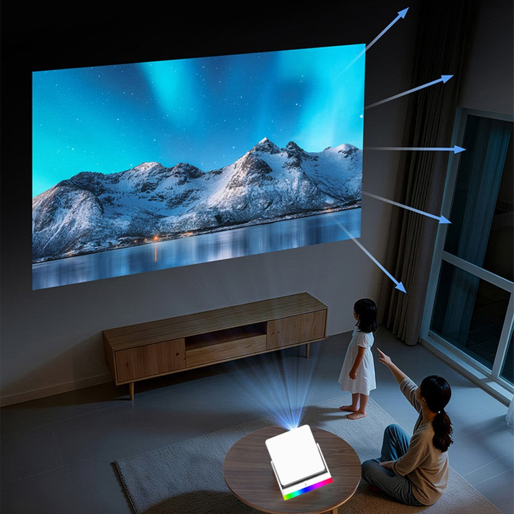 Y8S PRO X3 Smart Projector 720P HD 180 ANSI Mini Portable WiFi Bluetooth-compatible Home Theater System
