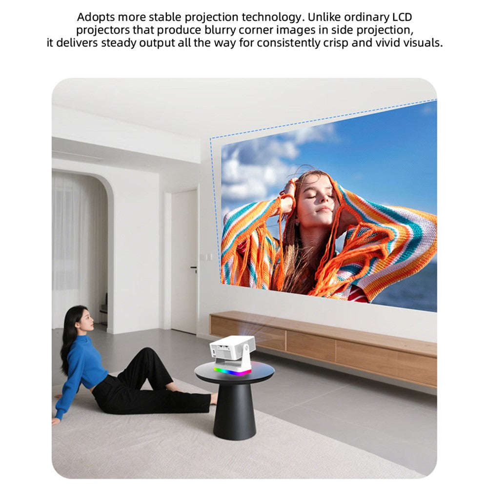 Y8S PRO X3 Smart Projector 720P HD 180 ANSI Mini Portable WiFi Bluetooth-compatible Home Theater System