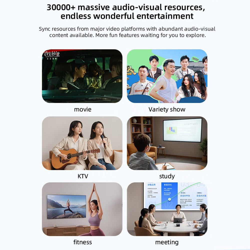 Y8S PRO X3 Smart Projector 720P HD 180 ANSI Mini Portable WiFi Bluetooth-compatible Home Theater System
